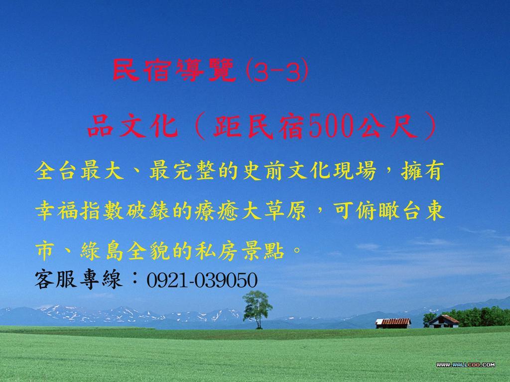 台東卑南公園民宿 Taitung 외부 사진